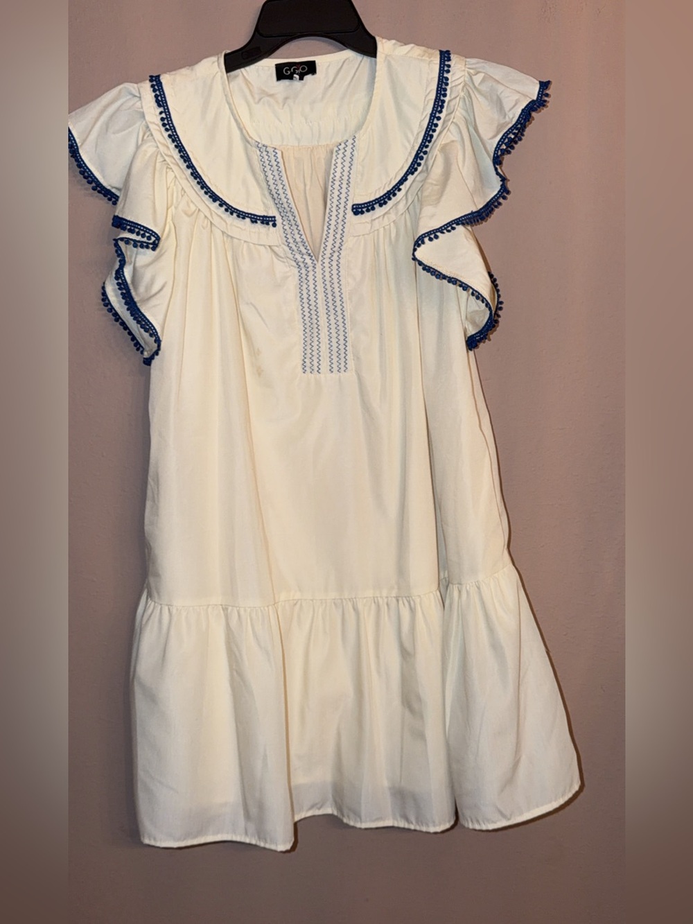 GiGio Short Sleeve Ruffle Dress #N07 - Picture 3 of 7